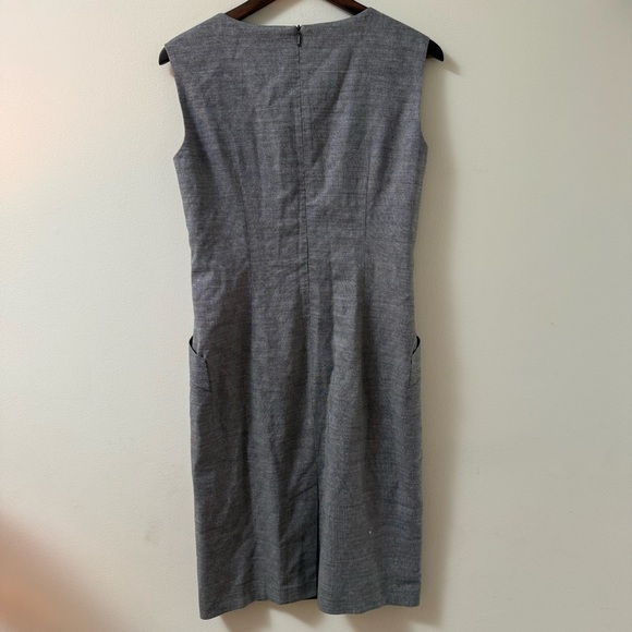 Max Mara Grey Sleeveless Dress - Picture 6 of 13